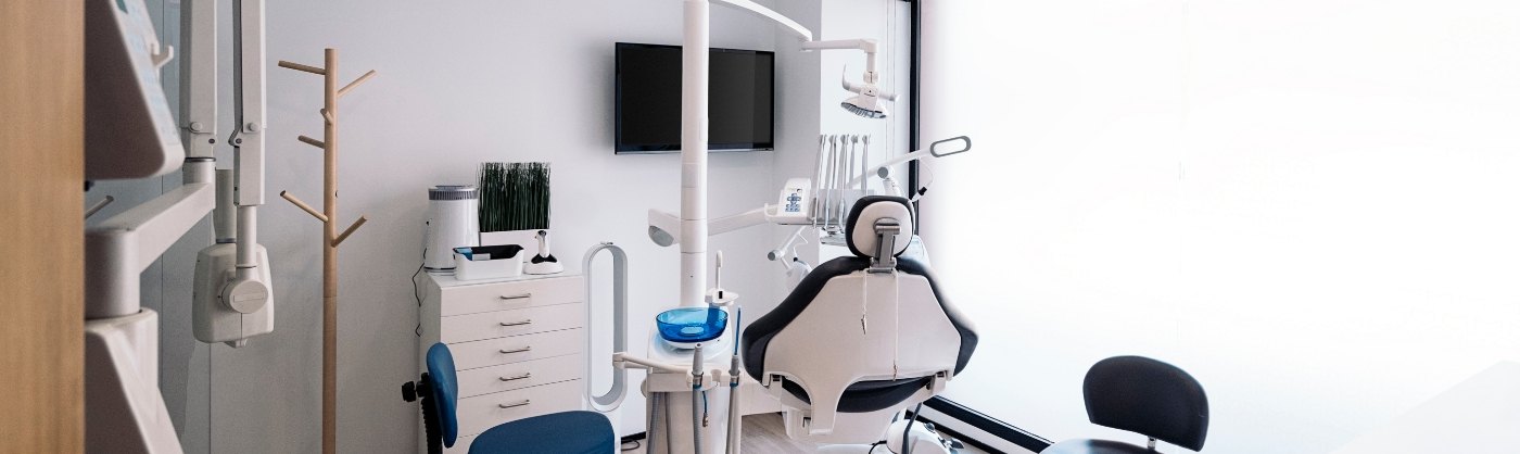 Treatment room in Dallas dental office